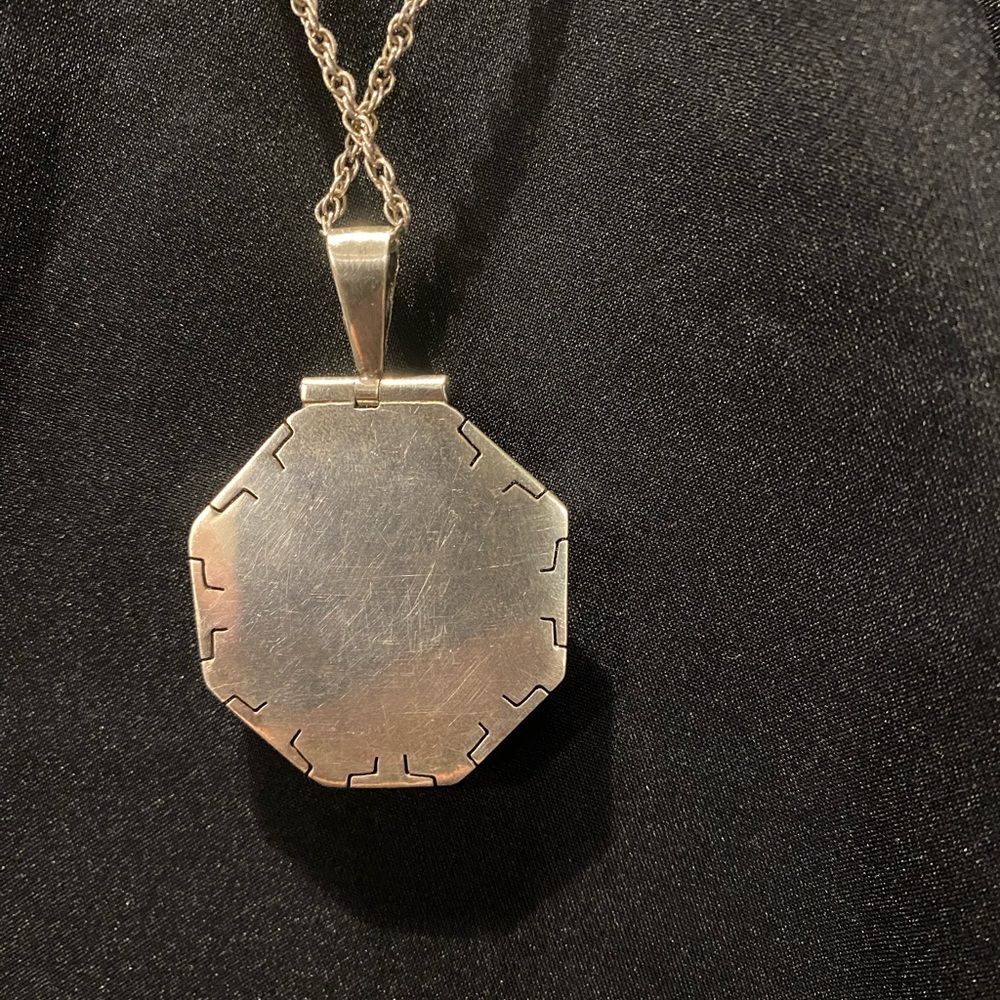 Rare Fossilized Amber Sterling Pendant with 20” Sterling Chain - Unique - Picture 4 of 10